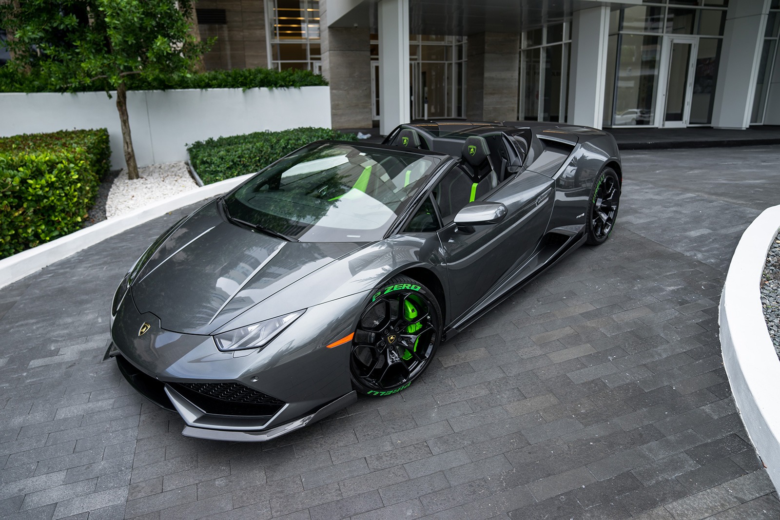 2018 Lamborghini Huracan Spyder Grey Mvp Miami