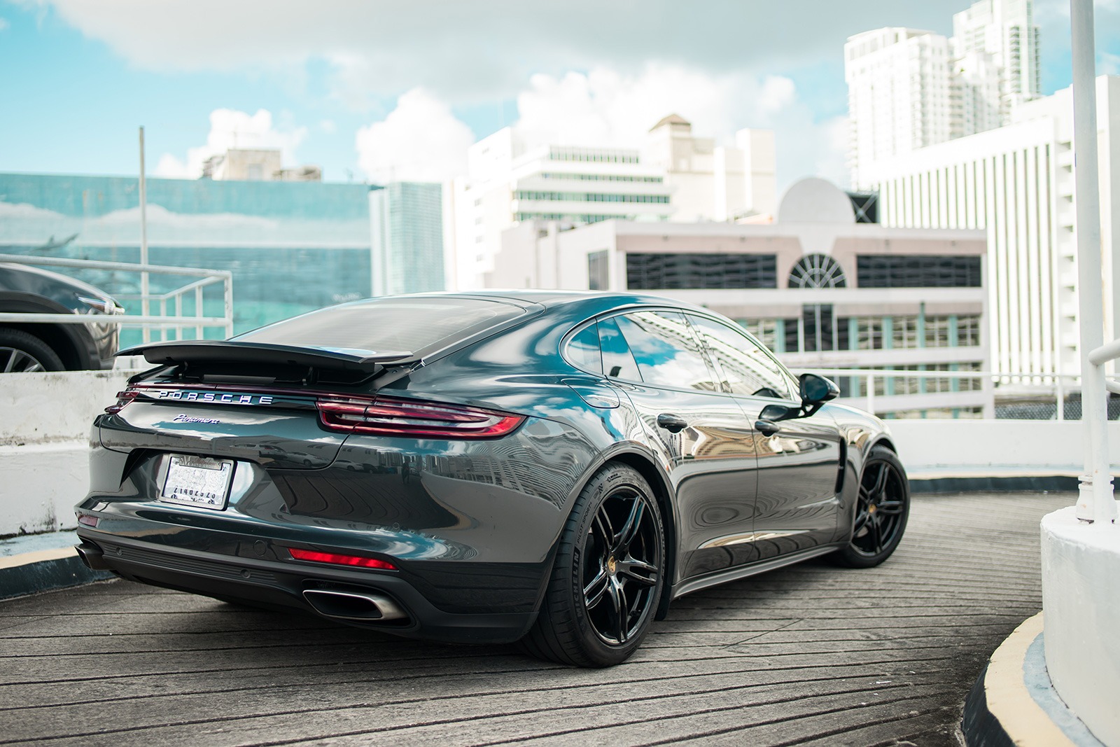 Porsche panamera grey